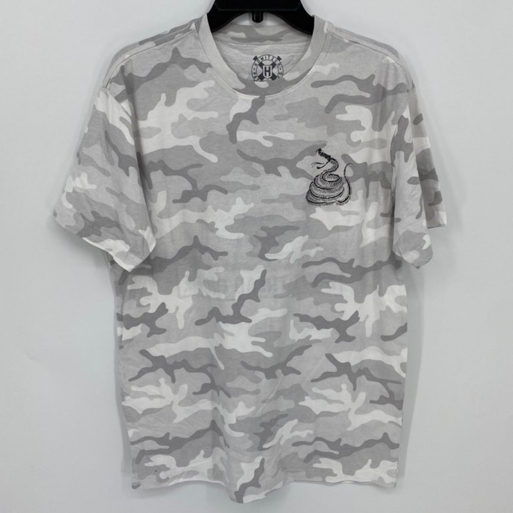 Howitzer Mens Grey Camo T-Shirt